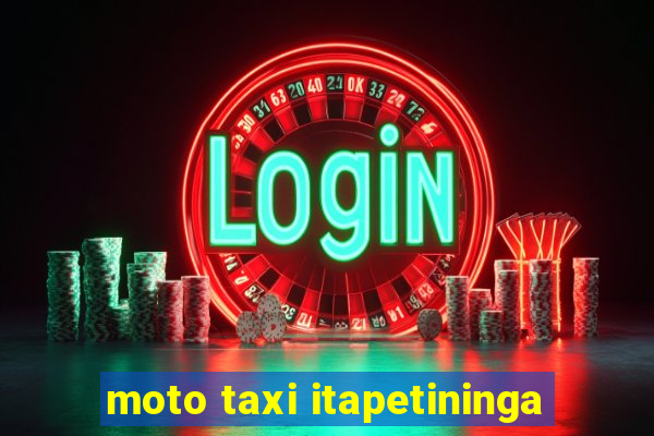 moto taxi itapetininga