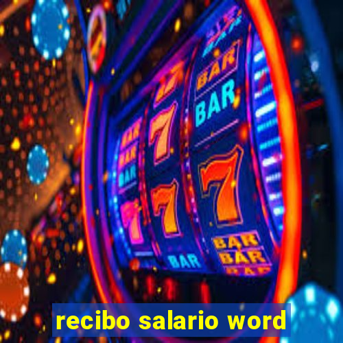 recibo salario word