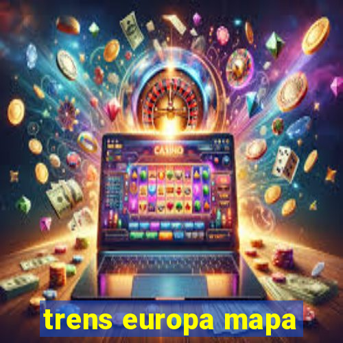 trens europa mapa