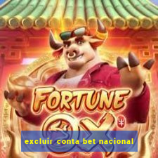 excluir conta bet nacional