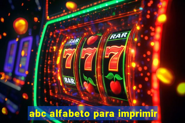 abc alfabeto para imprimir