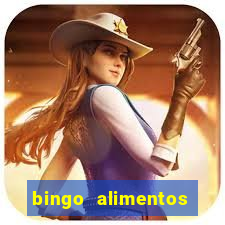 bingo alimentos para imprimir