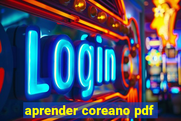 aprender coreano pdf