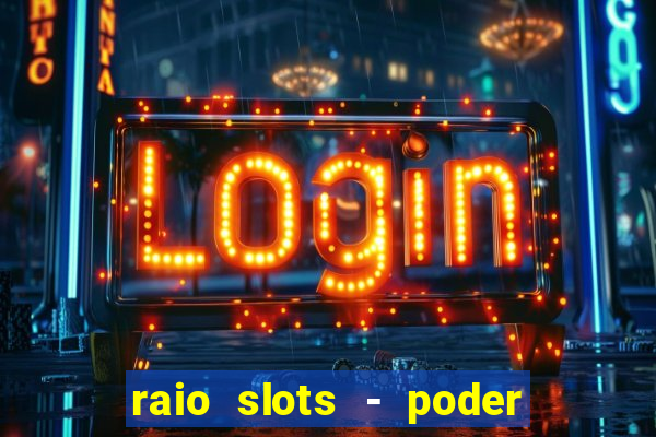 raio slots - poder de zéus